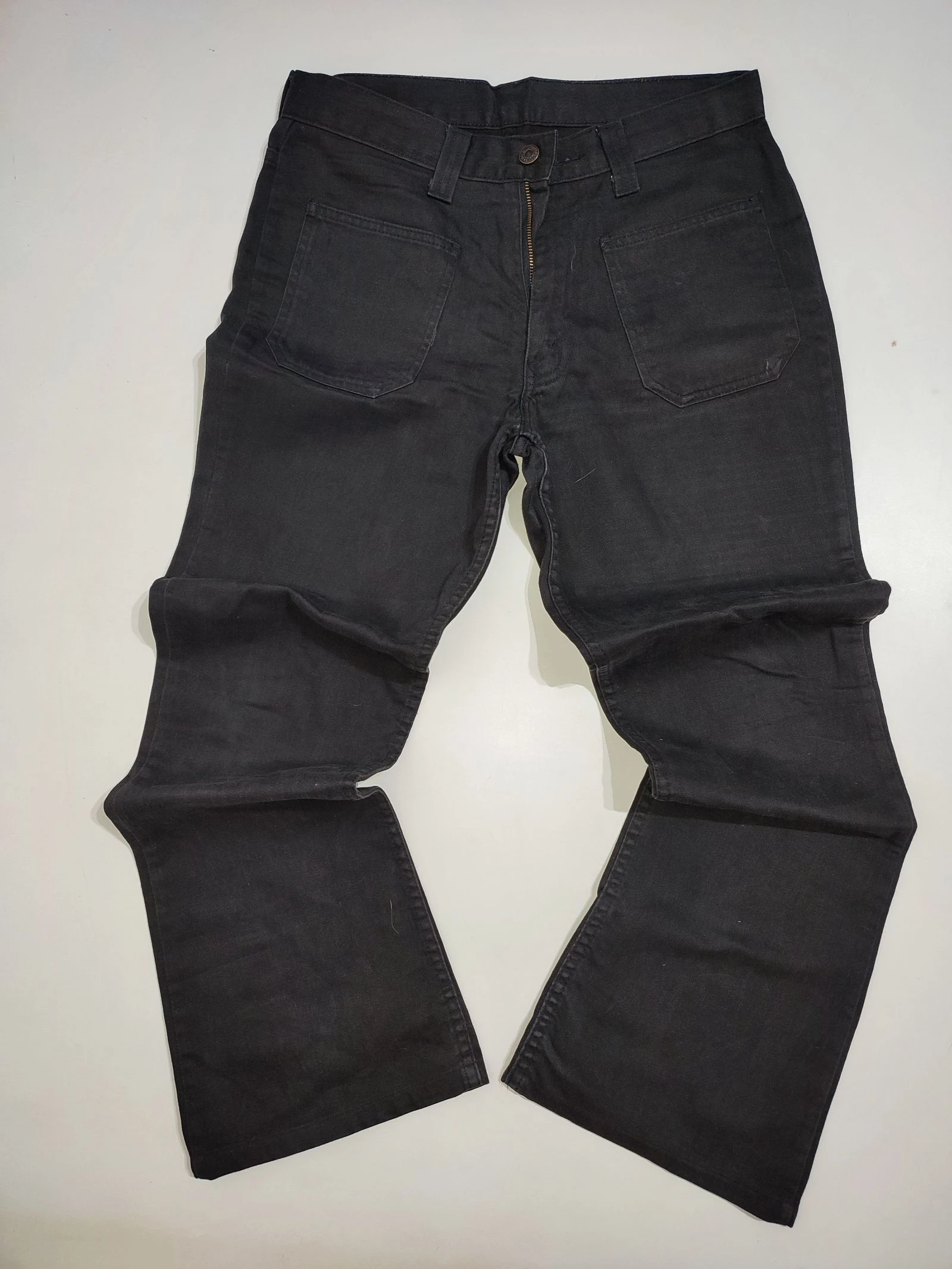 Pantalones Levi’s Vintage 609 Mampra/Campana Negros (Año 1997) - White Tab Talla W31L30